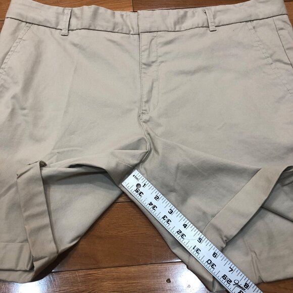 NWT Stylus Boyfriend Bermuda Western Khaki Shorts Size 12 - Picture 4 of 10